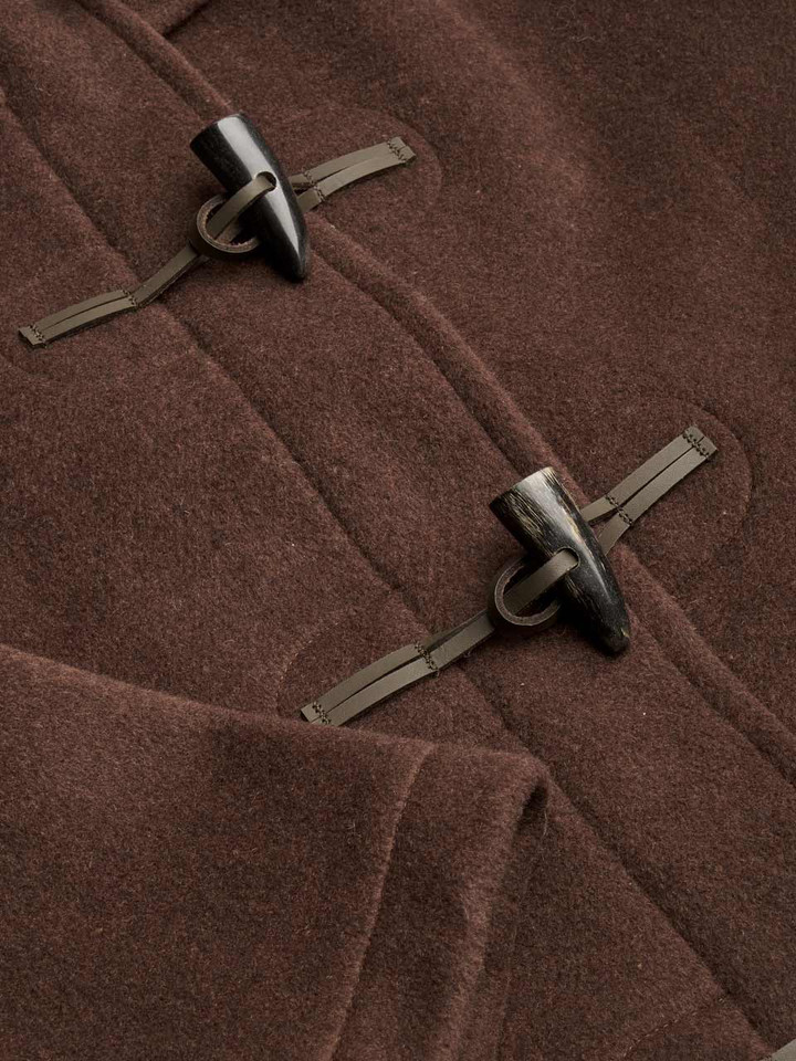 Chocolate Brown Duffle Coat