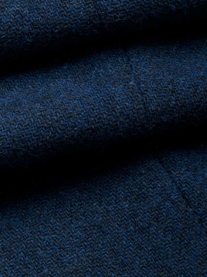 Navy Harris Tweed Trousers