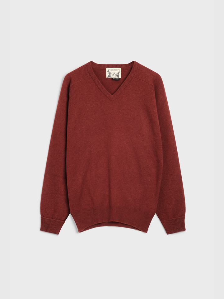 Rust Lambswool Sweater