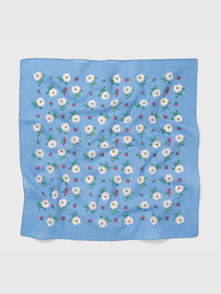 Blue Floral Hank