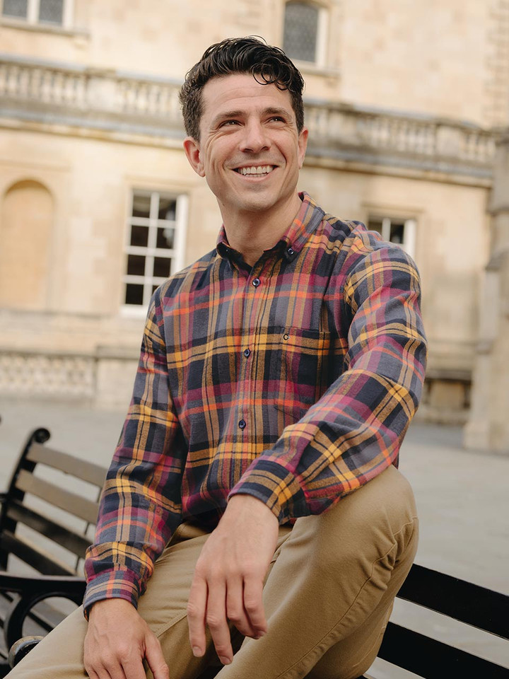 Autumn Brushed Check Shirt Folded Model