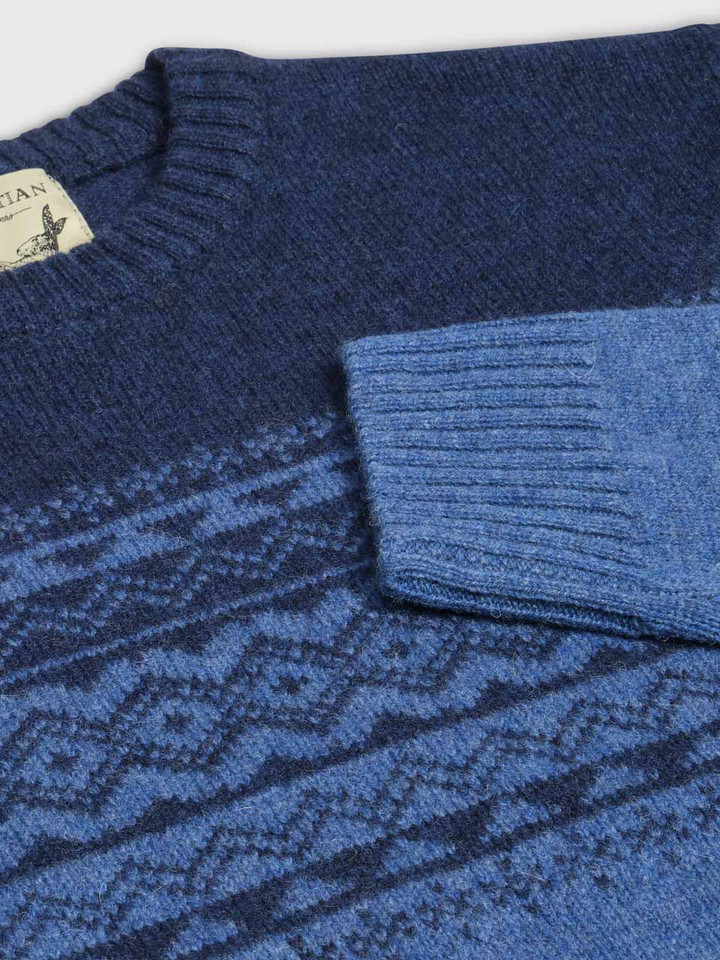 Blue Alps Fairisle Sweater Detail