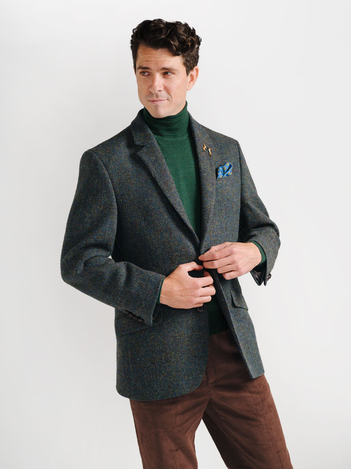 Highland Harris Tweed Jacket model 01