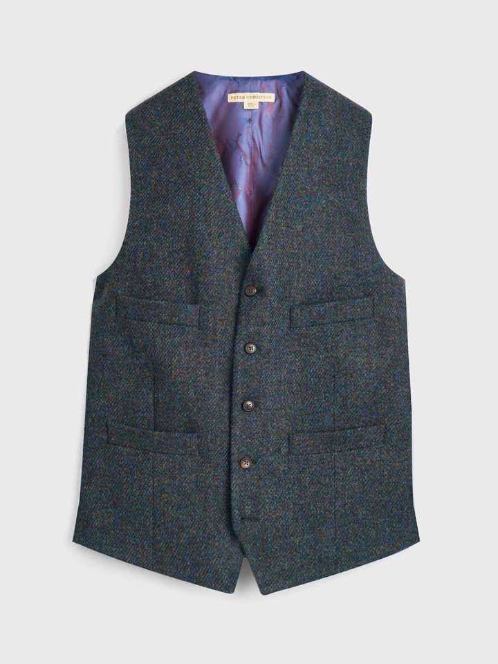 Highland Harris Tweed® Vest Front