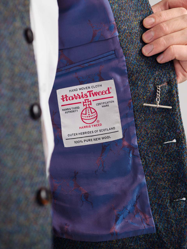 Highland Harris Tweed® pocket detail