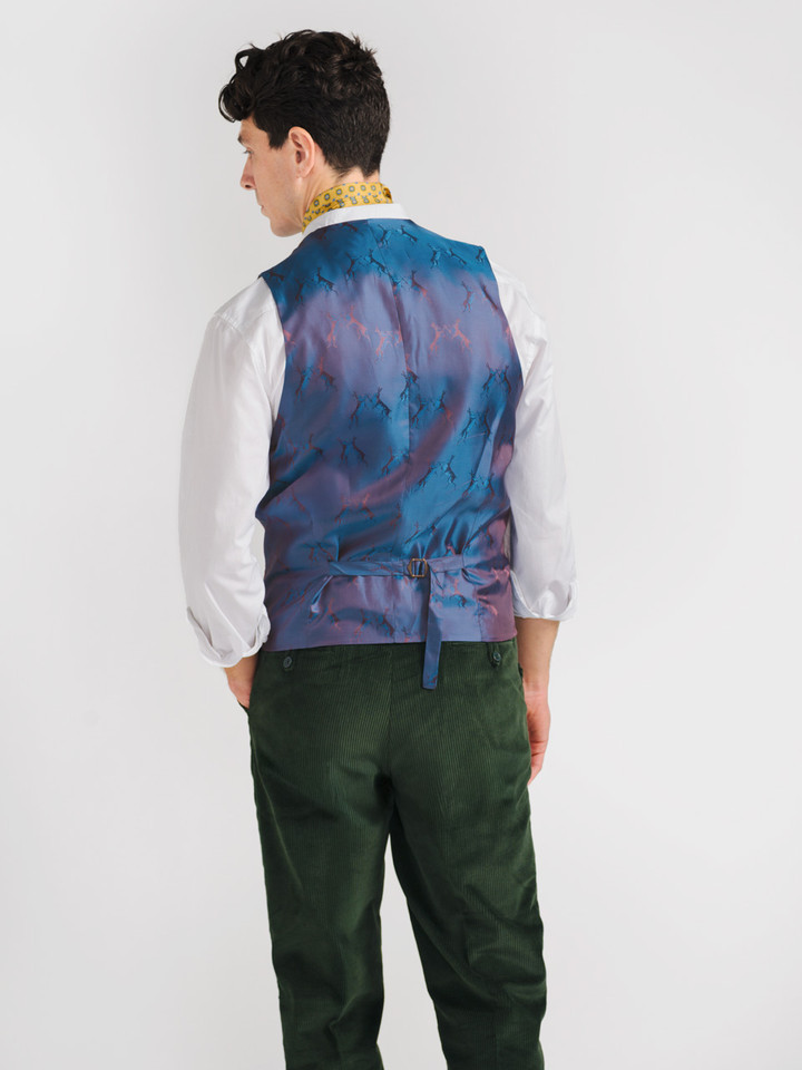 Highland Harris Tweed® Waistcoat back