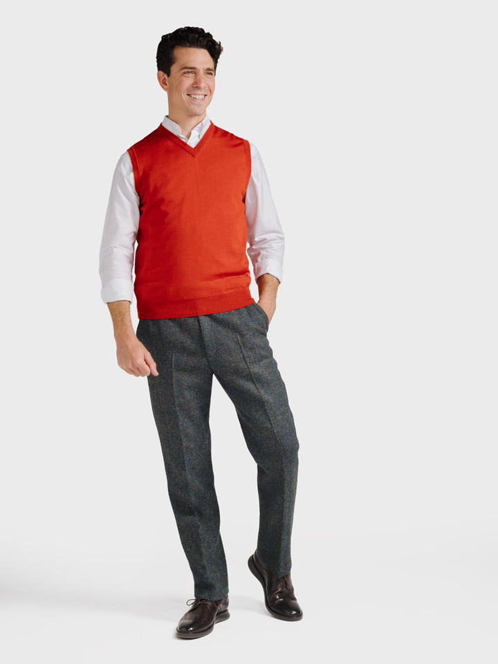 Model wears Merino Spice Slipover