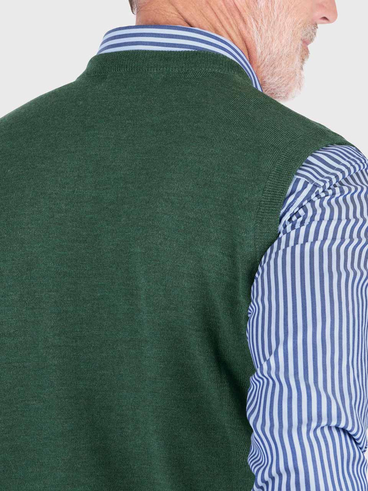 Pine Merino Slipover Shoulder