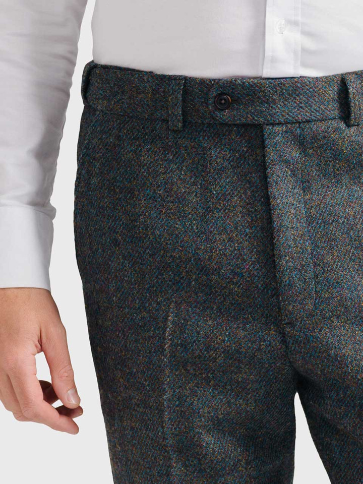Mens Highland Harris Tweed Pants on Model Front