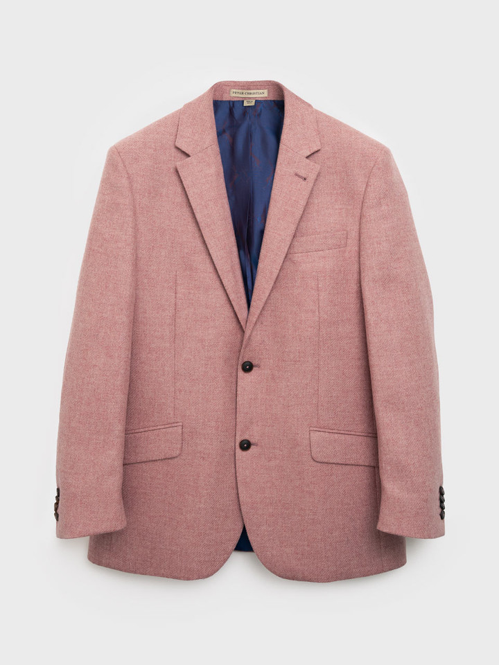 Rose Lightweight Tweed Jacket Front Flat