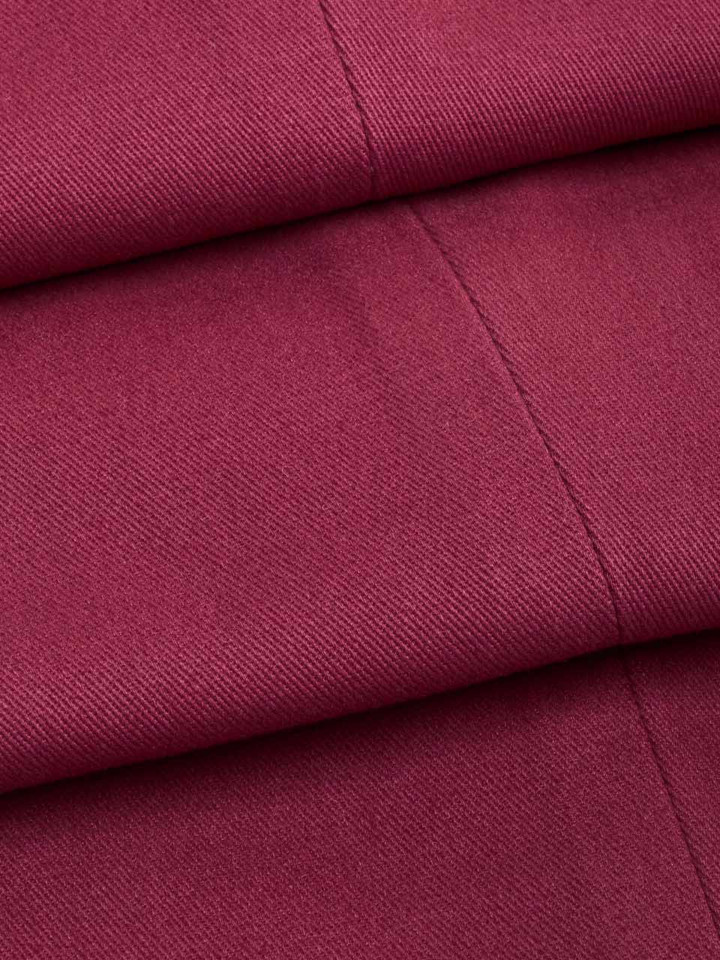 Morello Flat Front Chino Fabric Closeup