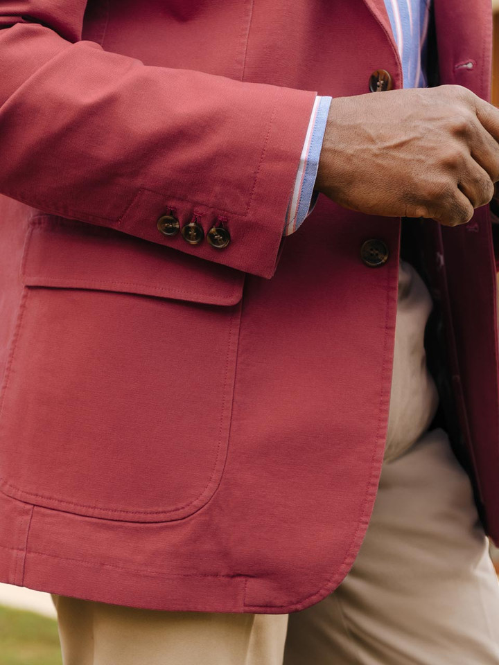 Sienna canvas blazer