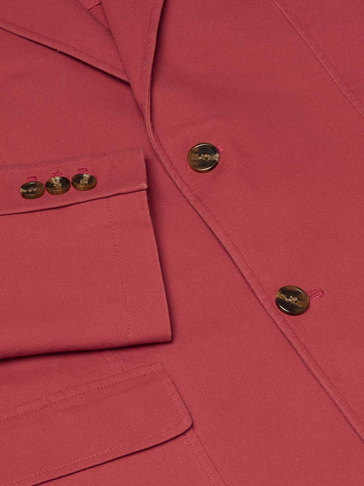 Sienna canvas blazer