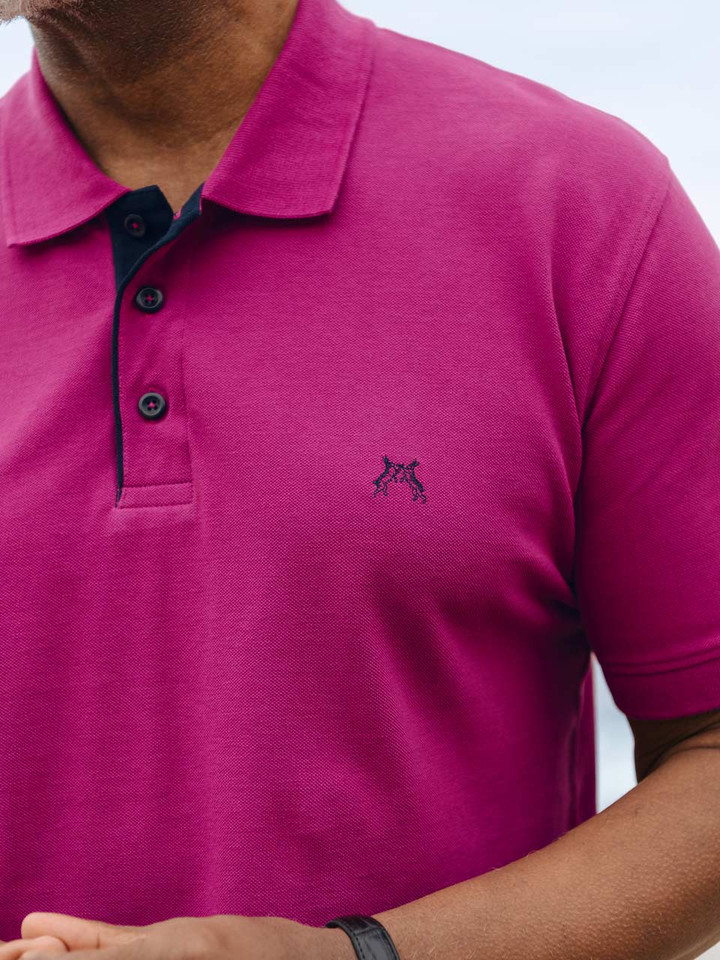 Magenta Polo Shirt