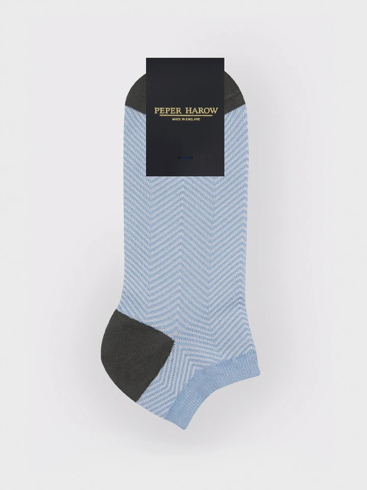 Mens Sky Lux Taylor Trainer Socks