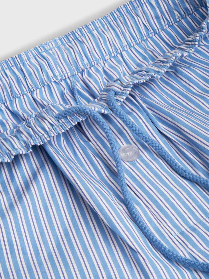 Mens Long Pajama Set Bottoms Waistband with internal Drawstring