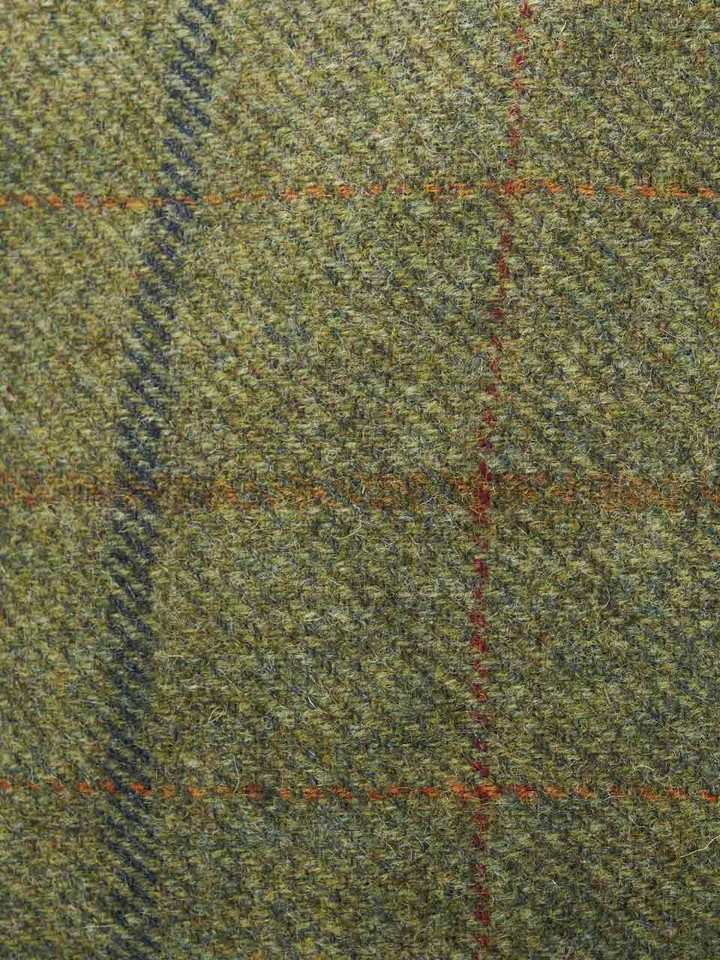 Mens Green Wool Flat Cap