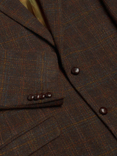 Mens Autumn Harris Tweed® Jacket Closeup