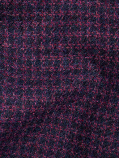 Mens Midnight Harris Tweed® Jacket Fabric Closeup