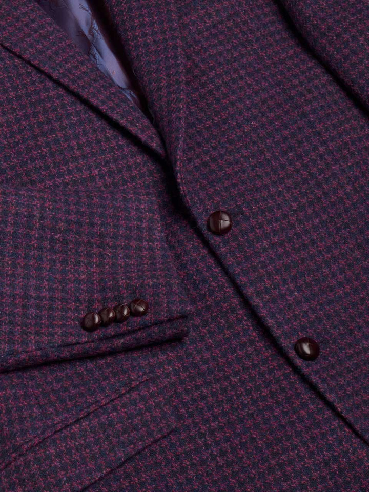 Mens Midnight Harris Tweed® 2 Piece Jacket