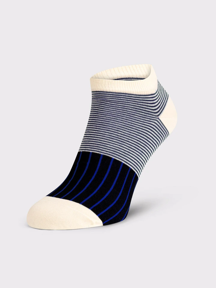 Mens-Black-Peper-Harow-Trainer-Sock-MA338-Flat