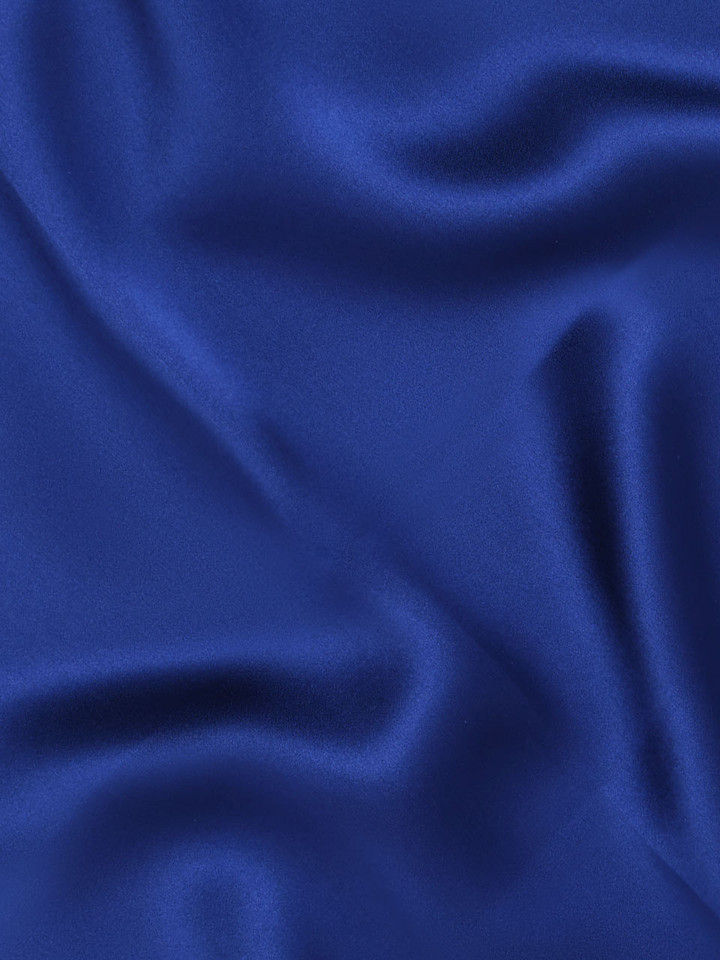 Royal Blue Silk Pocket Square