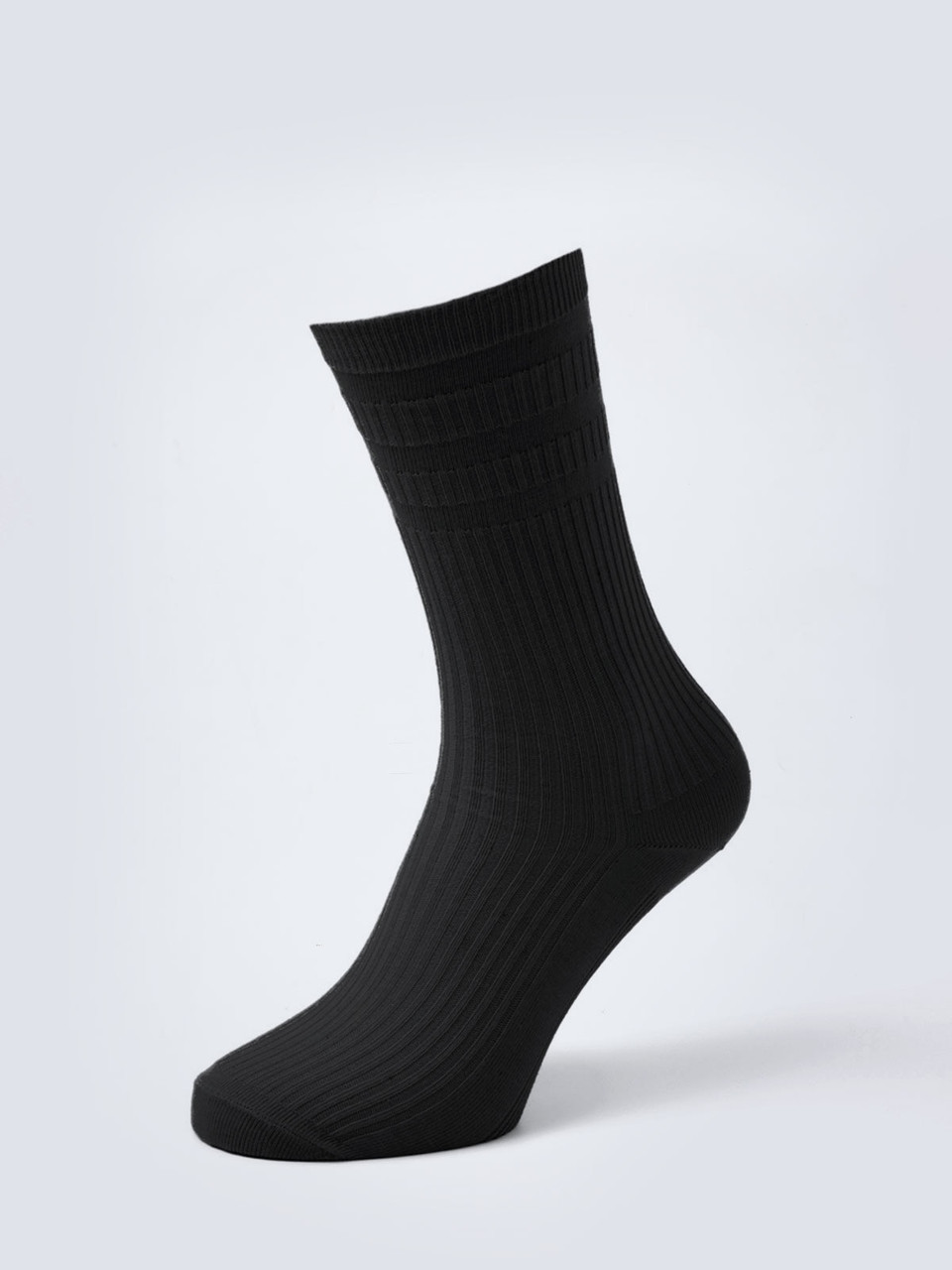 Black HJ Softop® Cotton Socks | Peter Christian