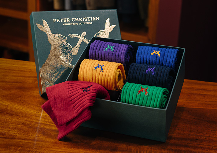 Men's Colorful Sock Box image