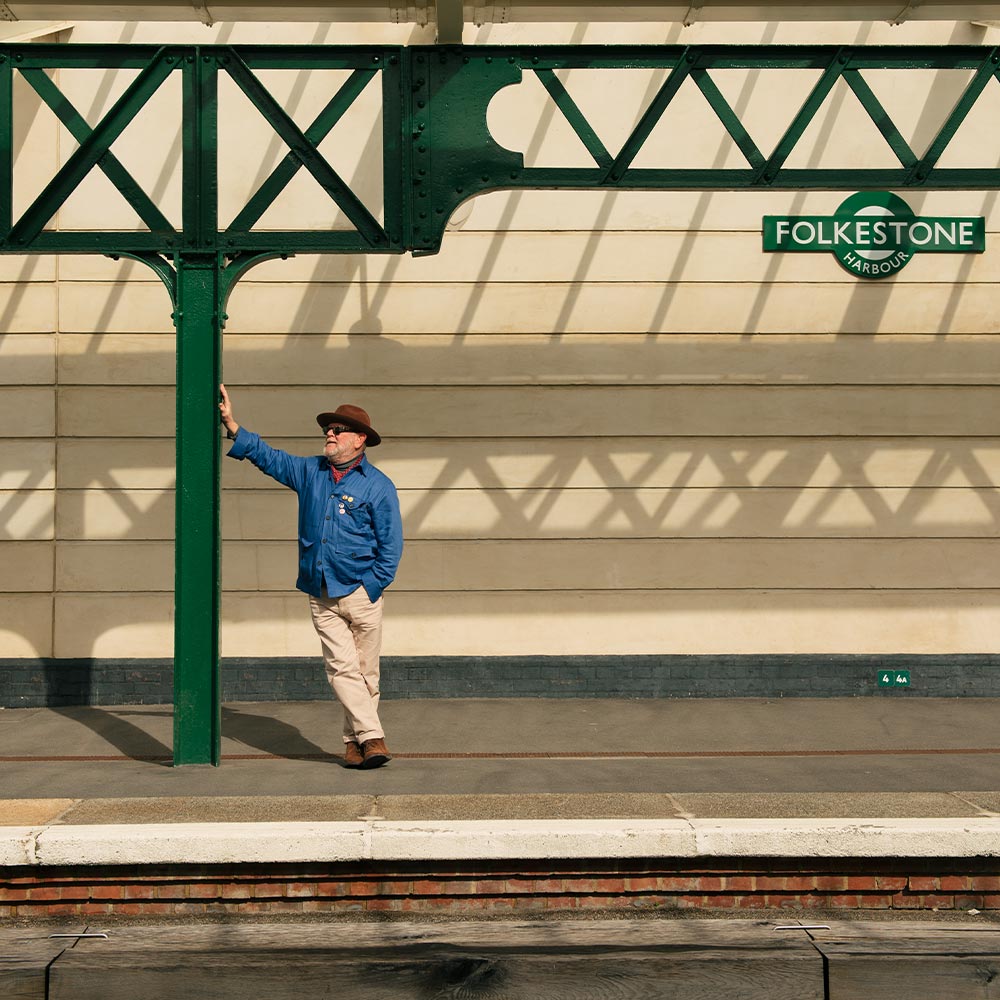 Peter at Folkestone Harbour Railway