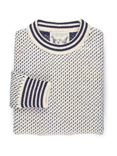 Ecru Sweater 100% Pure | Peter Christian