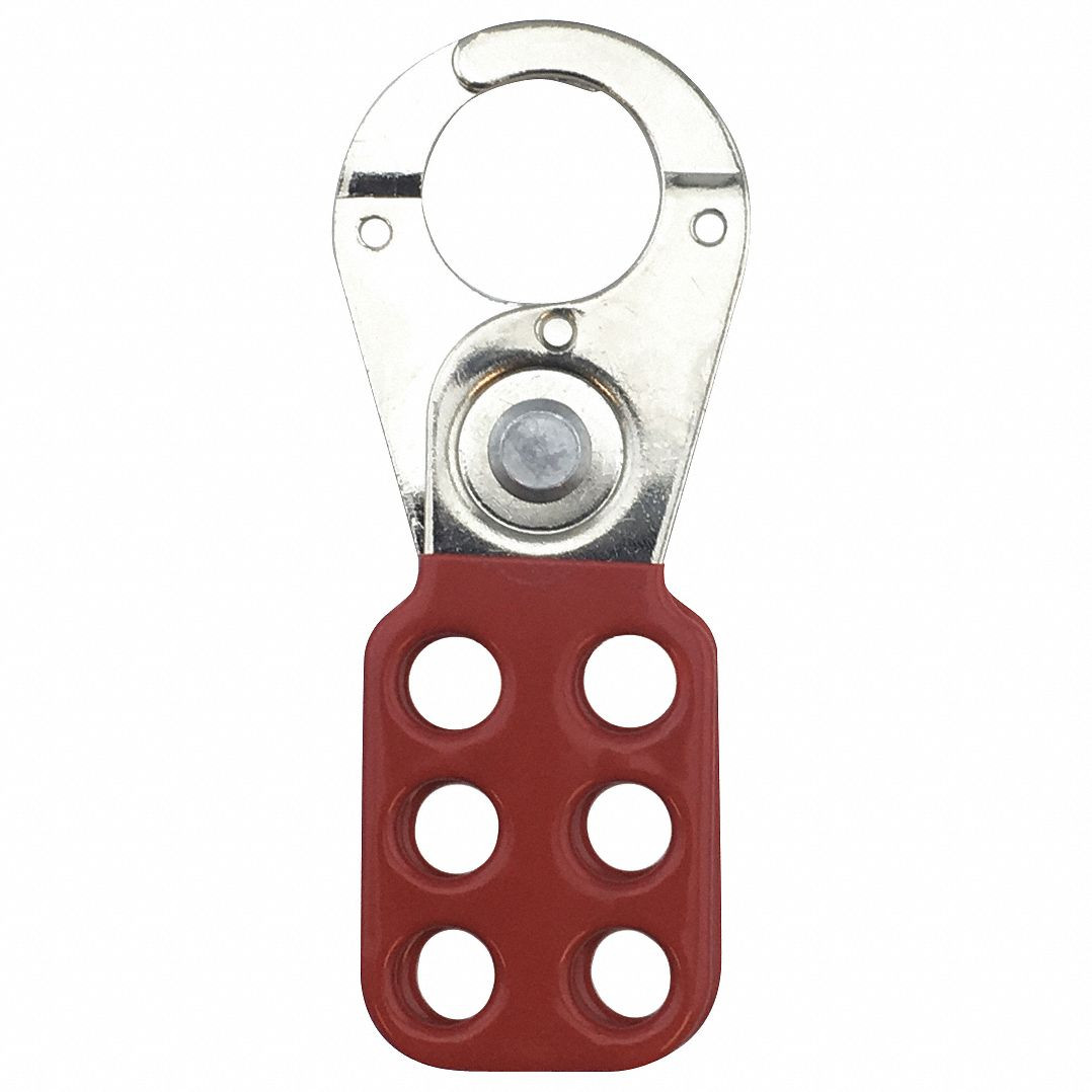 CONDOR Lockout Hasp,Snap-On,6 Lock,Red 1U177|IMS Bolt For Your ...