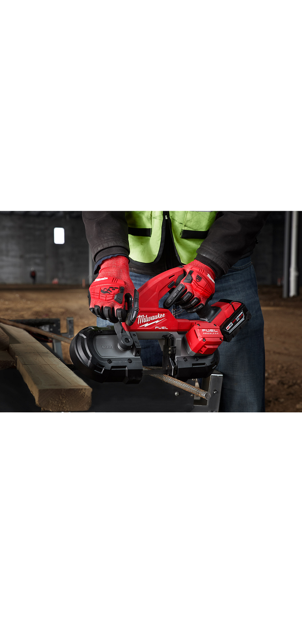 Milwaukee 48-22-8972 Impact Cut Level 3,Nitrile Dipped Gloves