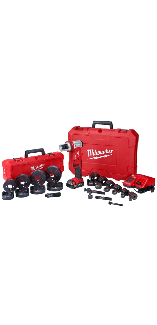 Milwaukee 2677-23 M18 FORCE LOGIC 6T Knockout Tool 1/2 in. – 4 in