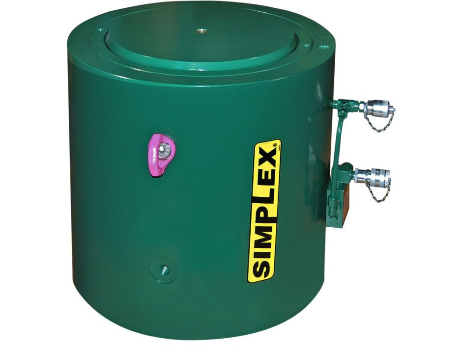SIMPLEX 13351 100 TON DUAL ACTION HYDRAULIC RAM - IMS Bolt