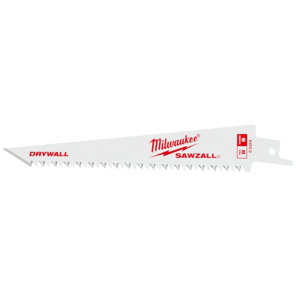Milwaukee 48-00-5053 6” 8TPI Drywall SAWZALL Blades (3 pk
