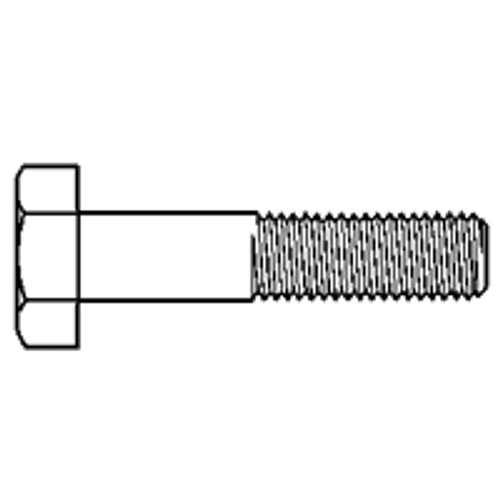 3/8"-16 x 3 1/2" Hex Cap Screws, Nylon Patch, Zinc-Yellow Cr+6, Grade 8, Qty 10