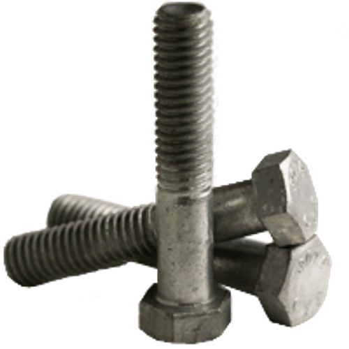 3/4"-10 x 2 1/4" Hex Bolts, Hot Dipped Galvanized, Grade A, Coarse, Fully Threaded, A307, Qty 10