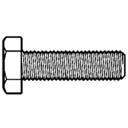 5/8"-11 x 2 3/4" Hex Tap Bolt, Hot Dipped Galvanized, Grade A, Fully Threaded, A307, Qty 10