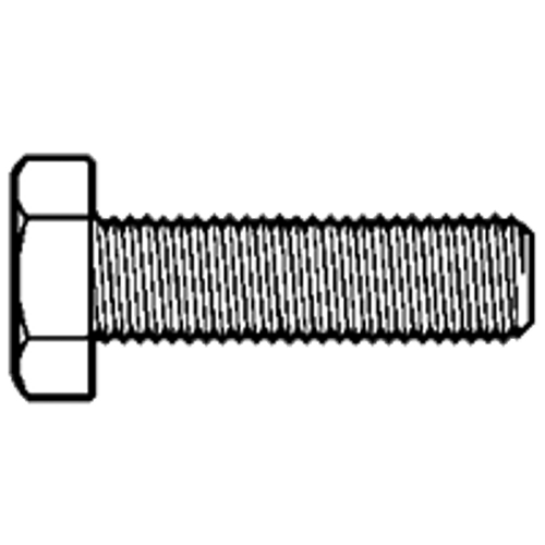3/4"-10 x 4" Hex Tap Bolt, Hot Dipped Galvanized, Grade A, Fully Threaded, A307, Qty 70