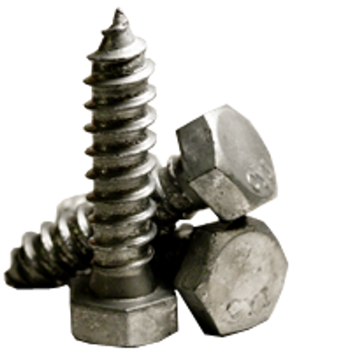 5/16"-9 x 1 1/2" Hex Lag Screw, Hot Dipped Galvanized, Low Carbon, Qty 100