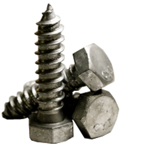 5/16"-9 x 1 3/4" Hex Lag Screw, Hot Dipped Galvanized, Low Carbon, Qty 100