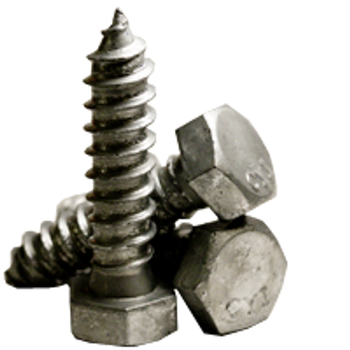 5/8"-5 x 6" Hex Lag Screw, Hot Dipped Galvanized, Low Carbon, Qty 25