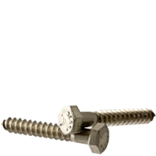 5/8"-5 x 8" Hex Lag Screws, 18-8 Stainless Steel, Coarse, Qty 10