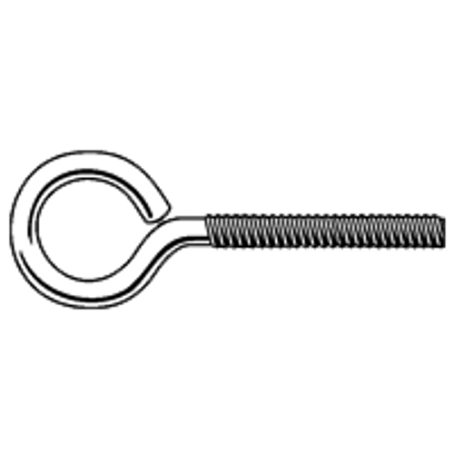 1/4"-20 x 1" Eye Bolt, Zinc Cr+3, Qty 50