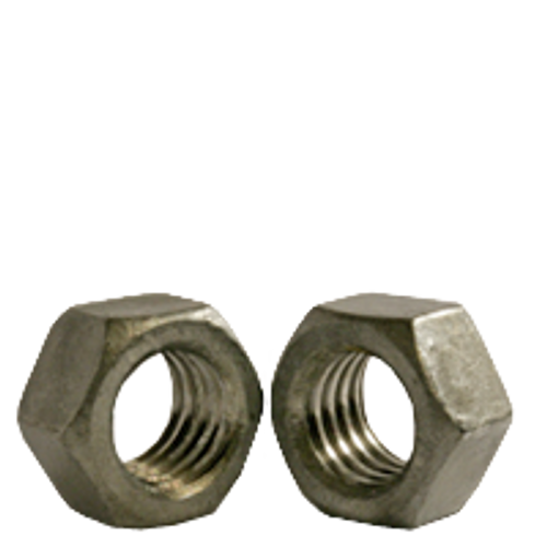1 3/8"-6 Hex Nuts, Hot Dipped Galvanized, Coarse, Low Carbon, Qty 10