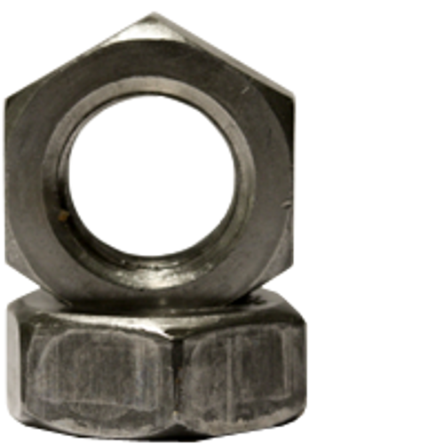 1 1/4"-7 Hex Jam Nuts, Coarse, Low Carbon, Plain, Qty 10