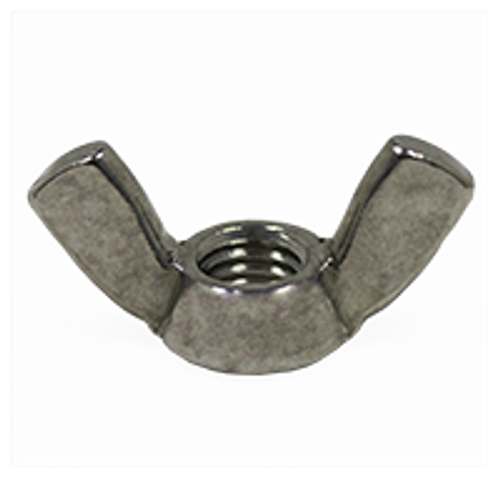 #6-32 Wing Nuts, Heavy Series, 18-8 Stainless Steel, Coarse, Type A, Qty 100