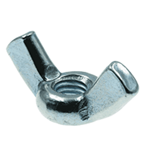 3/8"-16 TYPE A,LIGHT SERIES  WING NUTS,COLD FORGED, COARSE LOW CARBON ZINC CR+3, Qty 100