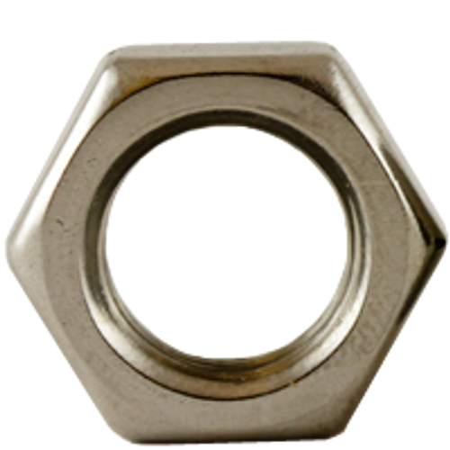 1 1/8"-7 Hex Jam Nuts, 18-8 Stainless Steel, Qty 25