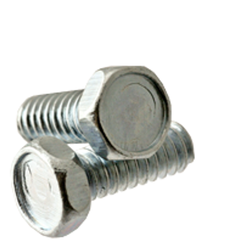 #12-24 x 3/4" Machine Screws, Indented Hex Head Unslotted, Zinc Cr+3, Coarse, Fully Threaded, Qty 100